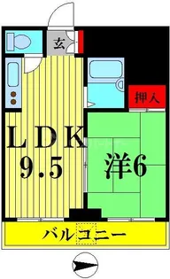 エグゼ渕江【2階】の間取り