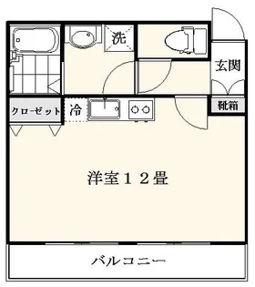 イリーデ大森【8階】の間取り