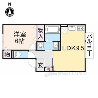 第7ウエスタンハイツ【2階】の間取り