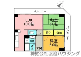 フロレアール都島【3階】の間取り