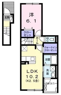 ユーフォリア【2階】の間取り