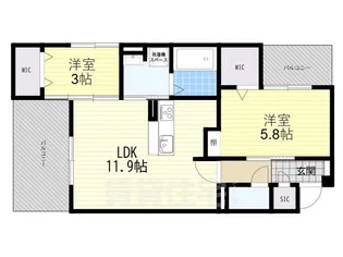 D-residence東太田【3階】の間取り