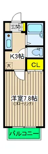 ジュネス峰沢A【2階】の間取り