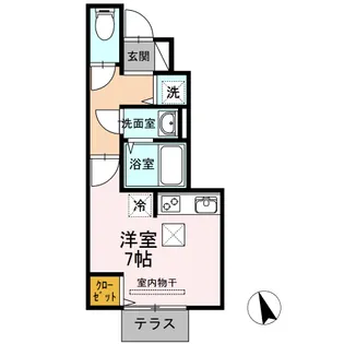 セジュール有【1階】の間取り