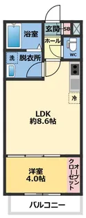 メゾン・ドゥ・アッシュ越谷【3階】の間取り