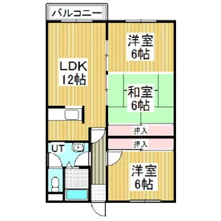 Jステージ日の出【5階】の間取り