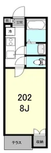 ポルシェ国府台【2階】の間取り