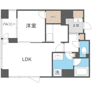 プライムメゾン南2条【8階】の間取り