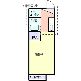 クレッシェンド小白川【1階】の間取り