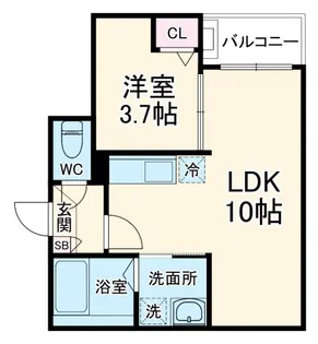 Jack funamachiI【2階】の間取り