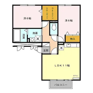 シェレンバーム【3階】の間取り