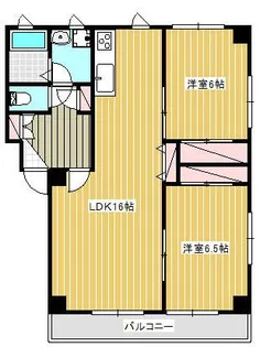 ルミエール東海岸B【3階】の間取り