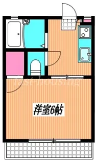 フジヤ・コーポ【1階】の間取り