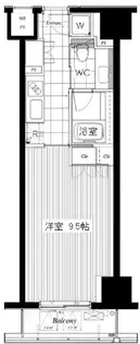 コンパートメント東京中央【7階】の間取り
