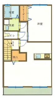 BELLEVUE(ベルビュー)【2階】の間取り