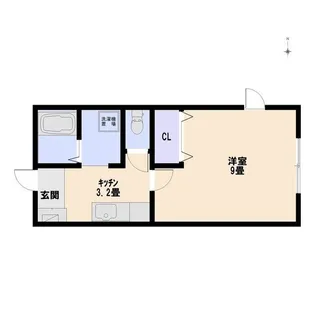 ガーデンハイツ【2階】の間取り