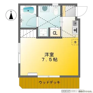 ヒロセハウス【1階】の間取り