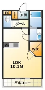 Jouer FUJIMATSU(ジュールフジマツ)【1階】の間取り