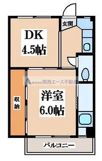 ビレッジハウス青山I【2階】の間取り