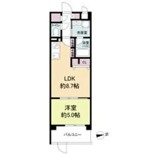 estageo関目高殿【3階】の間取り