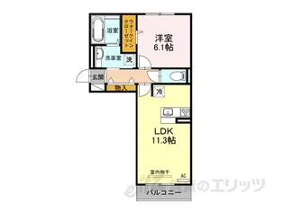 ヴィラ シャルマン【1階】の間取り