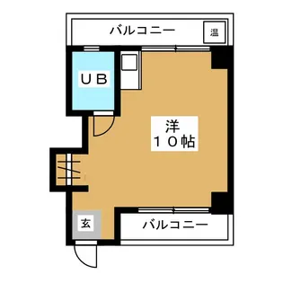 福岡ビル【4階】の間取り