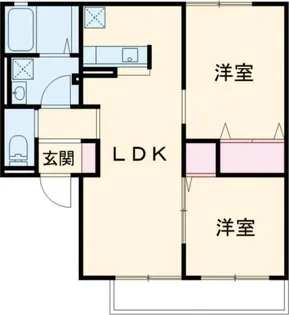 LIEN楓雅【2階】の間取り