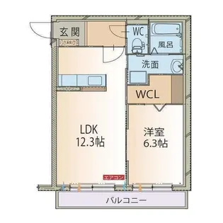 ARATA壱番館【2階】の間取り