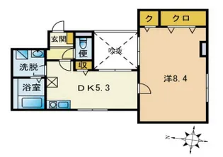 Bamboo清澄白河【5階】の間取り