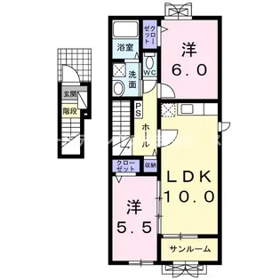 デスパシオC【2階】の間取り