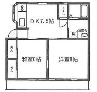 ラデヴィーナ戸塚安行【1階】の間取り