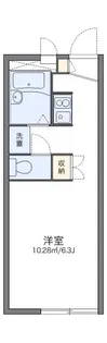 レオパレスグランデII【1階】の間取り