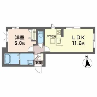リヴィエール・ソフィア【1階】の間取り