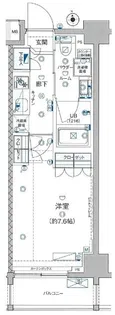 GENOVIA板橋 west green veil【2階】の間取り