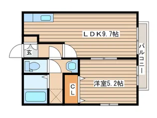 M´sハイツ【1階】の間取り
