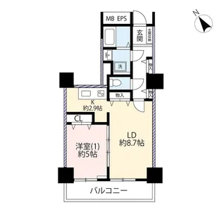 UR板橋ビュータワー【21階】の間取り