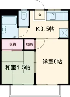 グリーンハイツ【2階】の間取り