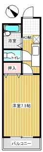 佐貫ルビーハイムII【2階】の間取り