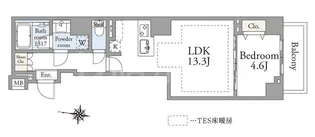 アーベイン 文京・千駄木【3階】の間取り