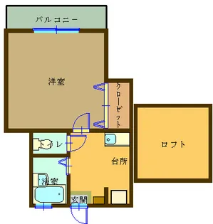 光ハイツ【2階】の間取り