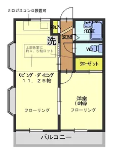 第5GMコーポ【1階】の間取り