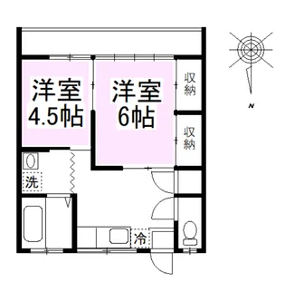 玉堤スカイハイム【2階】の間取り