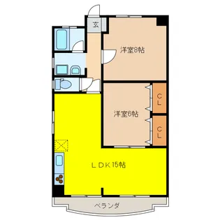 東新ビル【2階】の間取り