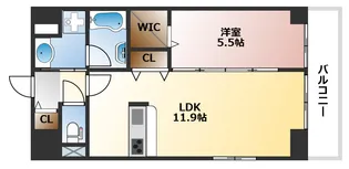 ステラ桜川【4階】の間取り