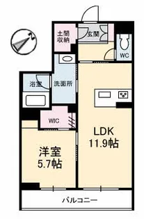 グランドゥールベレオ【2階】の間取り