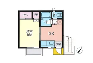 パティオ・K【1階】の間取り