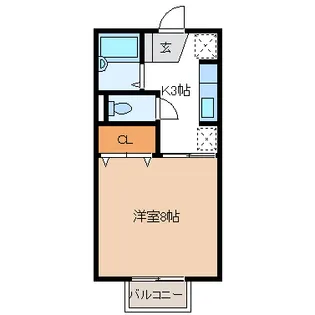 セジュールMATSU【1階】の間取り