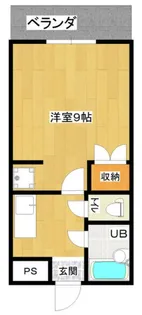 カスティール・イン宇都宮【3階】の間取り