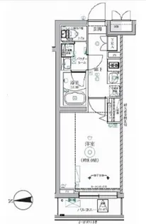 RELUXIA三軒茶屋【1階】の間取り