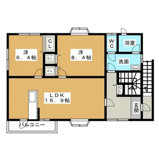 小林邸【2階】の間取り